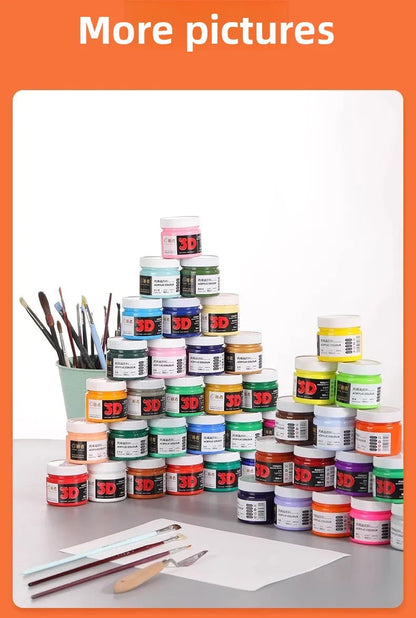 500/300/100/50ml 48 Colors Waterproof Acrylic Paint Professional Grade Pigments Art Painting Pigment Stationery School Supplies    Home Decor Supply | Online Retail | ShoreShopper.com