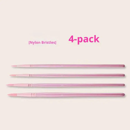 ♥Nylon Bristle Wooden Handle Pointed And Flat Watercolor Paintbrush Set For Art, Acrylic, Gouache, And Oil Painting    Home Decor Supply | Online Retail | ShoreShopper.com