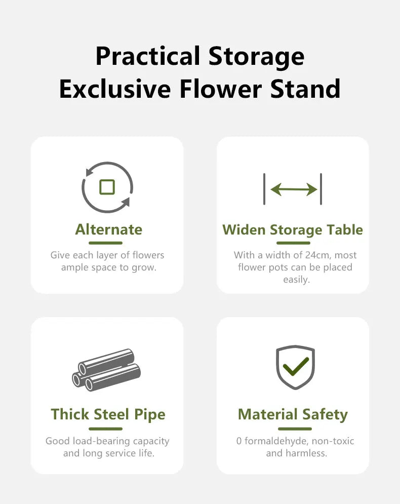 Plant Stand and Flower Stand Storage Shelf 4/5/6 Tier Flower Shelf Planter Rack Storage Organizer Display Indoor Garden Balcony    Home Decor Supply | Online Retail | ShoreShopper.com