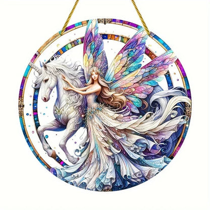 Enchanting Elf Fairy Acrylic Sun Catcher Window Door Display, Seasonal Summer Decor - for Home, Bar, for Daily Christmas Decor    Your Coastal Marketplace | Shoreshopper.com