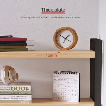 Shelf Desktop Storage  Bookshelf Student Desk Shelves Racks Office Computer Desk Tiered Cabinet Home Storage Holders Organizer    Home Decor Supply | Online Retail | ShoreShopper.com