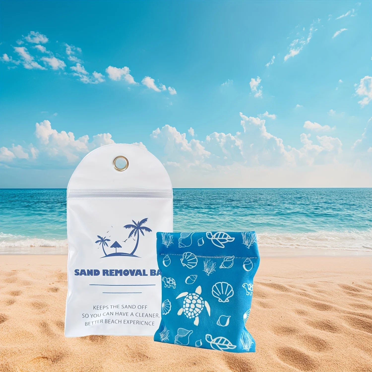 Beach Vacation Essentials Sand Remover Bag Magic Sand Wipe Off Mitt Travel Must Haves for Surfing Swimming Camping Gadgets    Your Coastal Marketplace | Shoreshopper.com