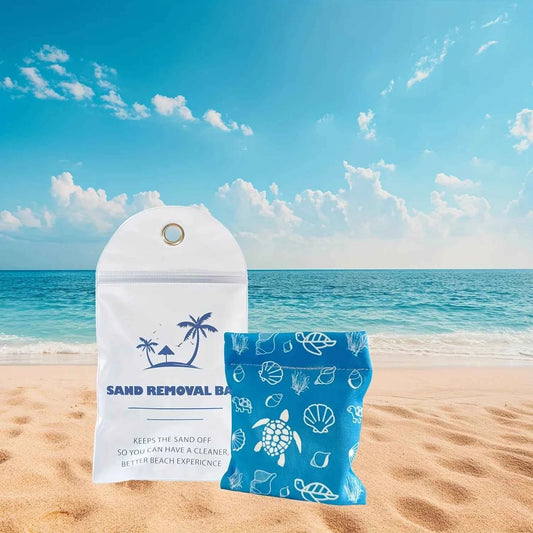 Beach Vacation Essentials Sand Remover Bag Magic Sand Wipe Off Mitt Travel Must Haves for Surfing Swimming Camping Gadgets