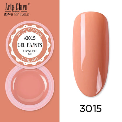 Arte Clavo Painting Gel 72 Colors 5ml Professional Nail Paint Color Gel Polish For Nail Art UV Gel Lacquer Gel Top Coat Manicure    Home Decor Supply | Online Retail | ShoreShopper.com
