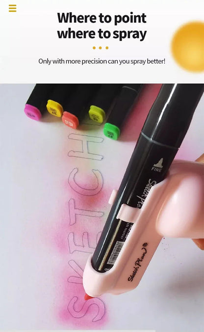 Art Electric Spray Pen Airbrush Set Inkjet Painting Brush Washable Spray Painting Hand Drawn Art Supplies Multi-function Color    Home Decor Supply | Online Retail | ShoreShopper.com
