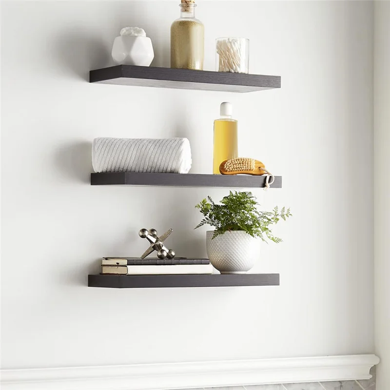 A69efloating Shelves For Wall,16In Wood Wall Shelf For Room Decor/Storage/Display,For Bedroom,Bathroom,Living Room,Kitchen    Home Decor Supply | Online Retail | ShoreShopper.com