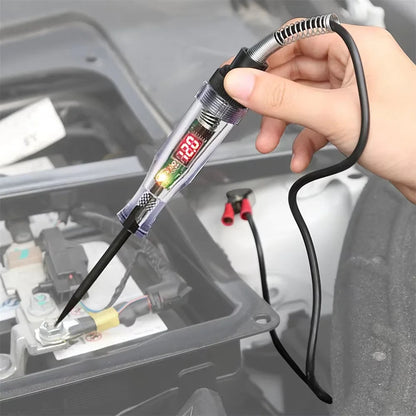 1pc 6V 12V 24V 48V 90V Car Digital Display Test Pen Circuit Test Pen Light Bulb Electric Measuring Pen Repair Tools    Home Decor Supply | Online Retail | ShoreShopper.com