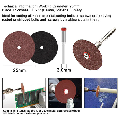 XCAN 63pcs Cutting Wheel Set Mini HSS Saw Blade,Diamond Saw Blade,Metal Cut off Disc  Drill 1/8" Mandrel for Dremel Rotary Tool    Home Decor Supply | Online Retail | ShoreShopper.com
