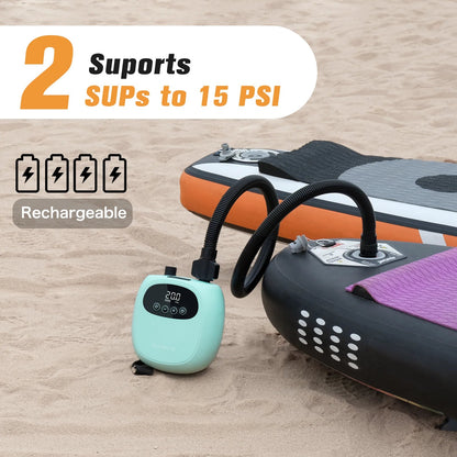 dwndpump Electric 20PSI SUP Pump 38.48Wh Battery Paddle Board Inflation Deflation for Kayak Boat Surfing Board Stand Up Paddle    Home Decor Supply | Online Retail | ShoreShopper.com