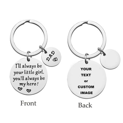 Father’s Day Gift Dad Gifts from Daughter for Birthday Christmas Valentine’s Day Father Daughter Keyring Stainless Steel Jewelry    Your Coastal Marketplace | Shoreshopper.com