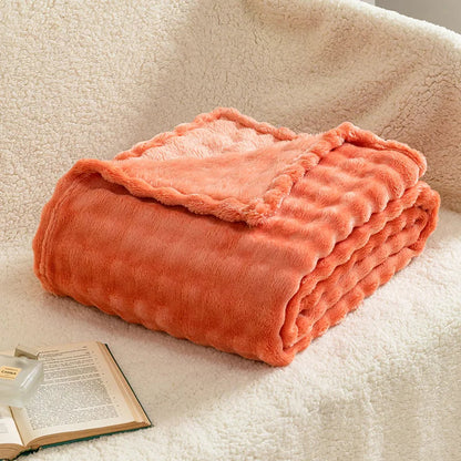 3D Bubble White Plush Blanket Textured Flannel Fleece Soft Warm Cozy Couch Throw Blanket Gift Plaid - Soft Throw Blankets    Your Coastal Marketplace | Shoreshopper.com