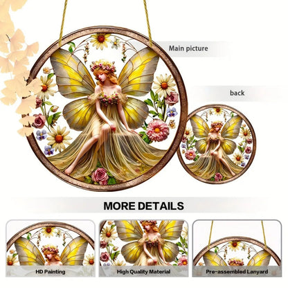 Enchanting Elf Fairy Acrylic Sun Catcher Window Door Display, Seasonal Summer Decor - for Home, Bar, for Daily Christmas Decor    Your Coastal Marketplace | Shoreshopper.com