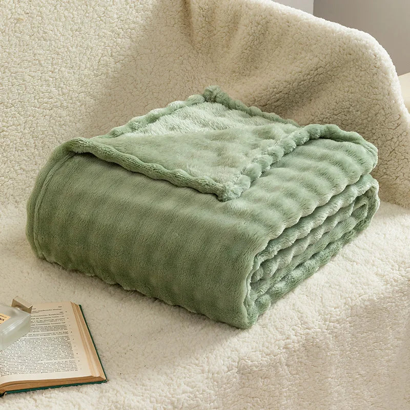3D Bubble White Plush Blanket Textured Flannel Fleece Soft Warm Cozy Couch Throw Blanket Gift Plaid - Soft Throw Blankets    Your Coastal Marketplace | Shoreshopper.com