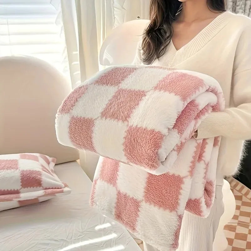 1pcs Shu Cotton Velvet Blanket Sheets Plush Double Sided Summer Air Conditioning Throw Blanket Office Blanket    Your Coastal Marketplace | Shoreshopper.com