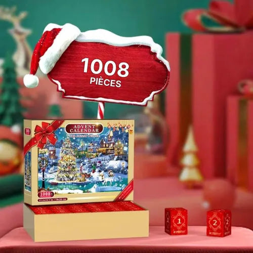 Advent Calendar 1008 Piece Puzzle Paint By Number Package    Home Decor Supply | Online Retail | ShoreShopper.com
