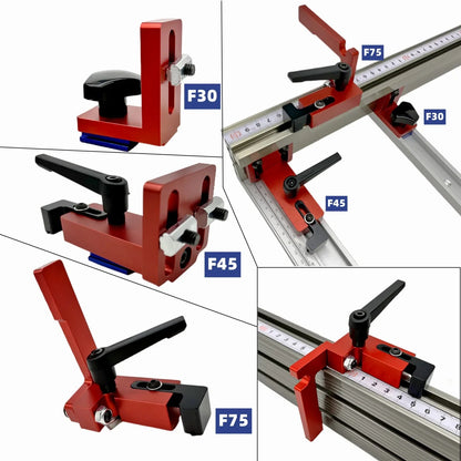 Router Table Fence Aluminum Multi T-Track Table Saw Profile Fence Woodworking T-Slot Miter Track Connector and Fence Stoppe    Home Decor Supply | Online Retail | ShoreShopper.com