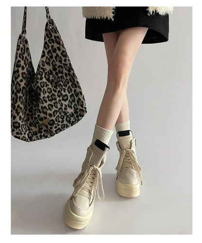 Shoes for Women Women's Ankle Boots Trendy Retro High-top Women's Shoes Fashion Casual Chunky Platform Luxury Designer Sneakers    Your Coastal Marketplace | Shoreshopper.com