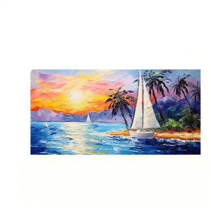 Beach Sunset Wall Art Posters Large Landscape Canvas Painting Print Nordic Wall Decoration Picture For Home Decor    Your Coastal Marketplace | Shoreshopper.com