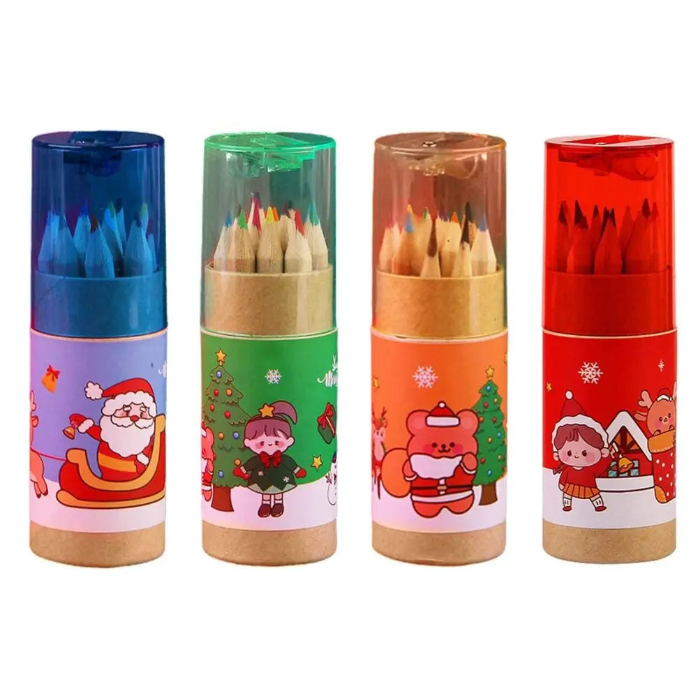 Supplies with Built-in Sharpener Sketch Supplies Drawing Pencils Wooden Pencils Christmas Colored Pencils Sketching Pen    Home Decor Supply | Online Retail | ShoreShopper.com