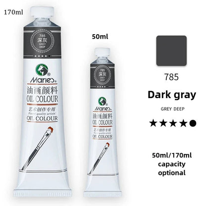 Marie's Oil Paint 170ML Oil Painting Art Creation Pigment Large Oil Paint Paint Single Commonly Used 24 Colors    Home Decor Supply | Online Retail | ShoreShopper.com