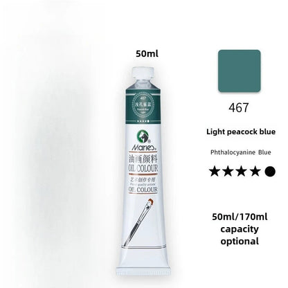 Maries Oil Paint 50ML Oil Painting Art Creation Pigment Large Oil Paint Paint Single Commonly Used 24 Colors    Home Decor Supply | Online Retail | ShoreShopper.com