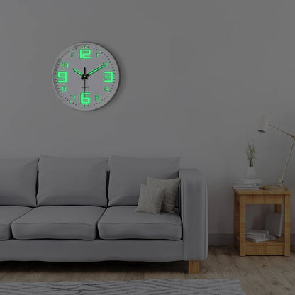 Glow In The Dark Luminous Numbered Round Clock    Home Decor Supply | Online Retail | ShoreShopper.com