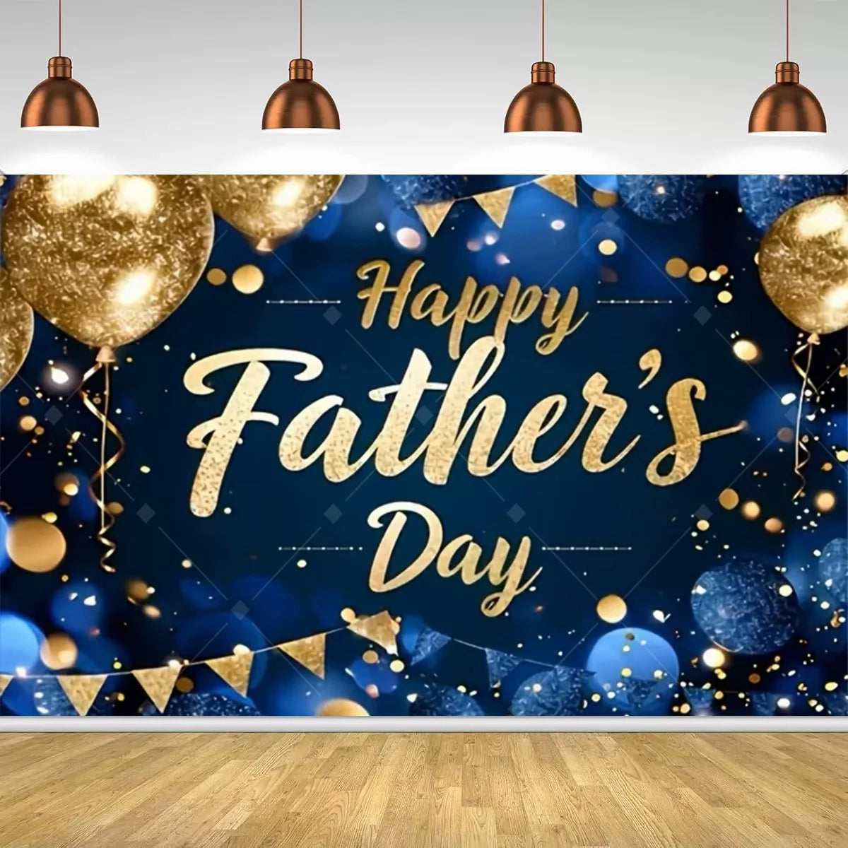Spanish Feliz Dia Papa Backdrop Father's Day Photo Background Balloon Mustache Tie Banner Dad Party Decoration  Booth Props    Your Coastal Marketplace | Shoreshopper.com