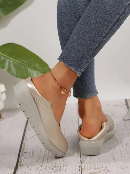 2025 New Women Fashion Wedge Heel Pumps Spring Summer Lightweight Platform Woman Soft Sole Comfort Casual Shoes Женская Обувь    Your Coastal Marketplace | Shoreshopper.com
