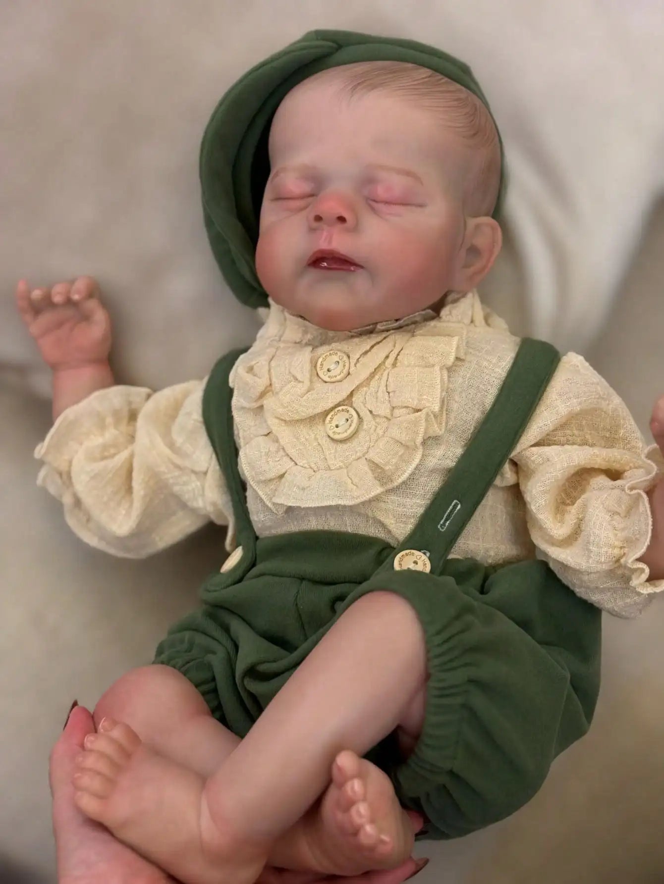 18-Inch Adorable Eric Reborn Baby Doll Sleeping Pose | Flexible Cloth Body, Collectible Art Gift    Home Decor Supply | Online Retail | ShoreShopper.com