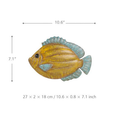 Fish Wall Hanging Iron Wall Decor Creative Ornament Craft Wall Setting Marine Life Home Decoration Accessories    Your Coastal Marketplace | Shoreshopper.com
