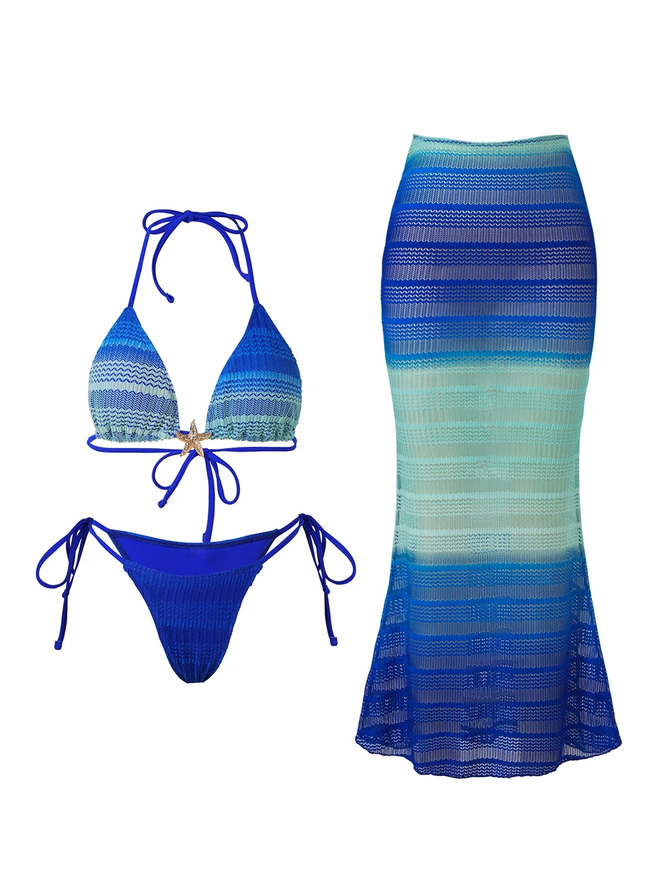 Beach Vacation 3 Piece Bikini Set Women Sexy Leopsrd Print  Swimsuit Women Split Skirts Matching Swimsuit Thong Bathing Suit    Your Coastal Marketplace | Shoreshopper.com
