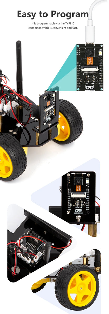 ESP32 Smart Robot Car Kit  Remote Control Car for Arduino Programming Project STEM Education Science Coding Kit - ShoreCo.Shop