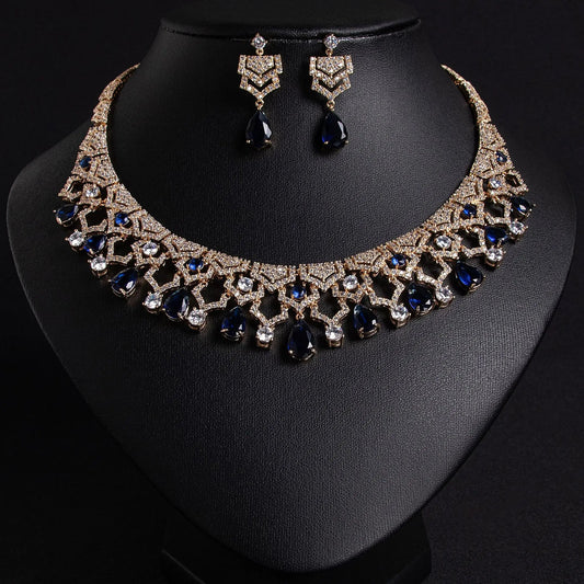 Exquisite Appeal Women High Jewelry Set 2 Piece Necklace Earrings Dress Accessories for Festive Wedding Prom Host Gift 2026    Home Decor Supply | Online Retail | ShoreShopper.com
