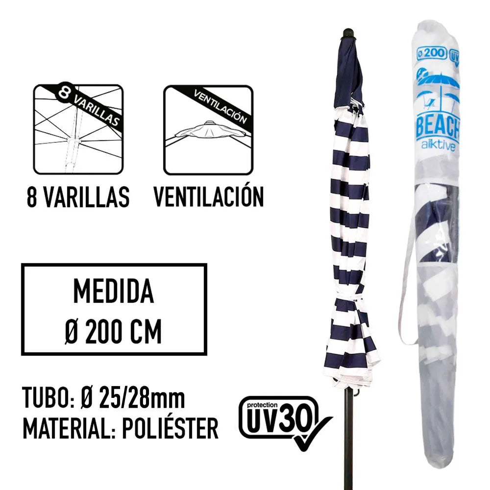 Beach umbrella with protection UV30 Aktive Beach, Beach umbrella, Beach umbrellas, large Beach umbrella, Beach Parasol, sun umbrellas, Beach umbrella, Beach umbrellas    Your Coastal Marketplace | Shoreshopper.com