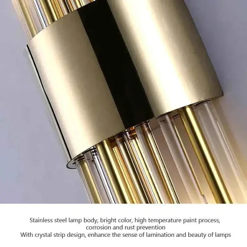 Modern LED Crystal Wall Sconce - Luxury Indoor Decorative Lighting - ShoreCo.Shop
