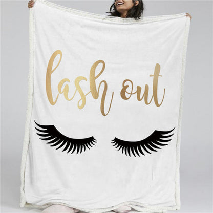 Thickened Double-layer Eye  Digital Printed Airable Cover Square Blanket    Home Decor Supply | Online Retail | ShoreShopper.com