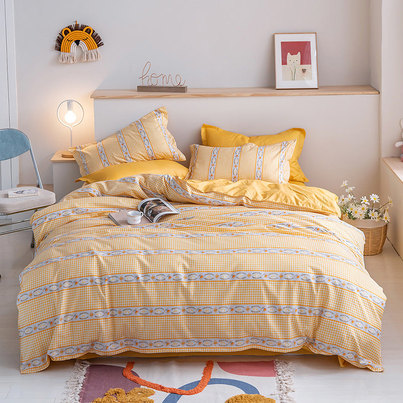 Leopard Print Bed Sheet Set Of Four Ab Face    Home Decor Supply | Online Retail | ShoreShopper.com