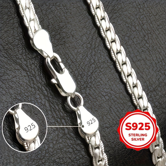 Elegant 20 inch 925 sterling 925 Silver necklace - Fashionable and luxurious design, suitable for both men and women, perfec    Home Decor Supply | Online Retail | ShoreShopper.com