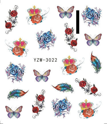 Black Butterfly Nail Art Stickers Accessories    Home Decor Supply | Online Retail | ShoreShopper.com