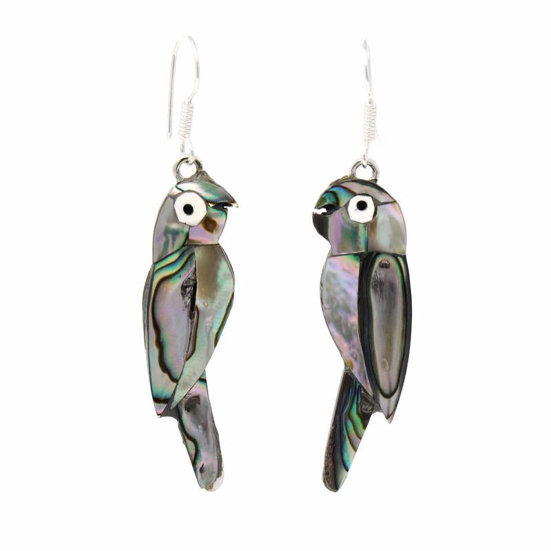 Earrings, Abalone Parrot    Home Decor Supply | Online Retail | ShoreShopper.com