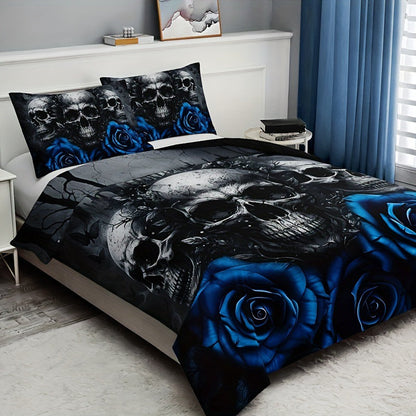 Rose Skull Printed Home Textile Bedding Suit    Home Decor Supply | Online Retail | ShoreShopper.com