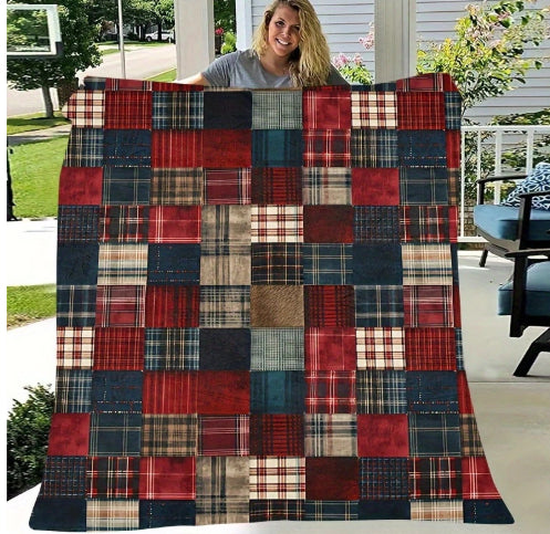 Lamb Fleece Printed Blanket Envelope Blanket    Home Decor Supply | Online Retail | ShoreShopper.com