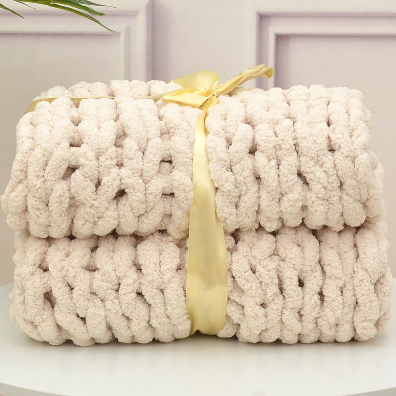 Handmade Thick Wool Woven Blanket Sofa    Home Decor Supply | Online Retail | ShoreShopper.com