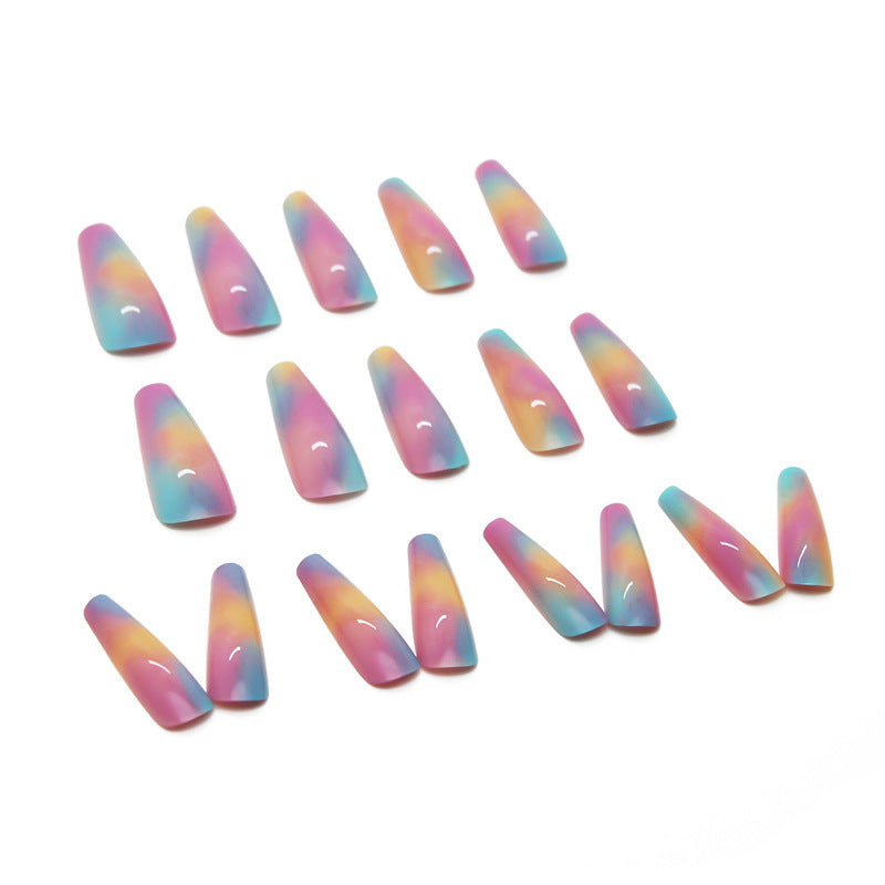 Women's Fashion Ballet Rainbow Fake Nail Art    Home Decor Supply | Online Retail | ShoreShopper.com