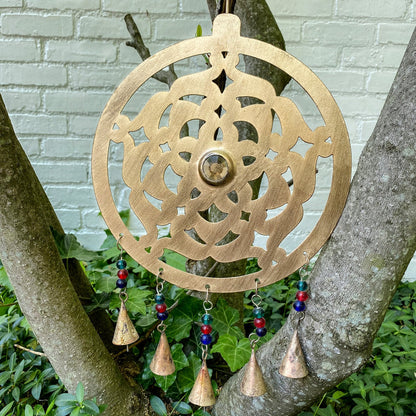 Handcrafted Celtic Chime, Recycled Iron and Glass Beads    Home Decor Supply | Online Retail | ShoreShopper.com