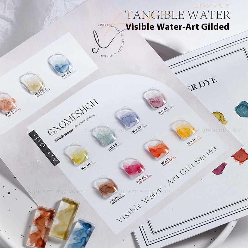 Quick-drying Nail Art Watercolor Shading Fluid Pearlescent Gradient Ink White Gilding Smoke    Home Decor Supply | Online Retail | ShoreShopper.com