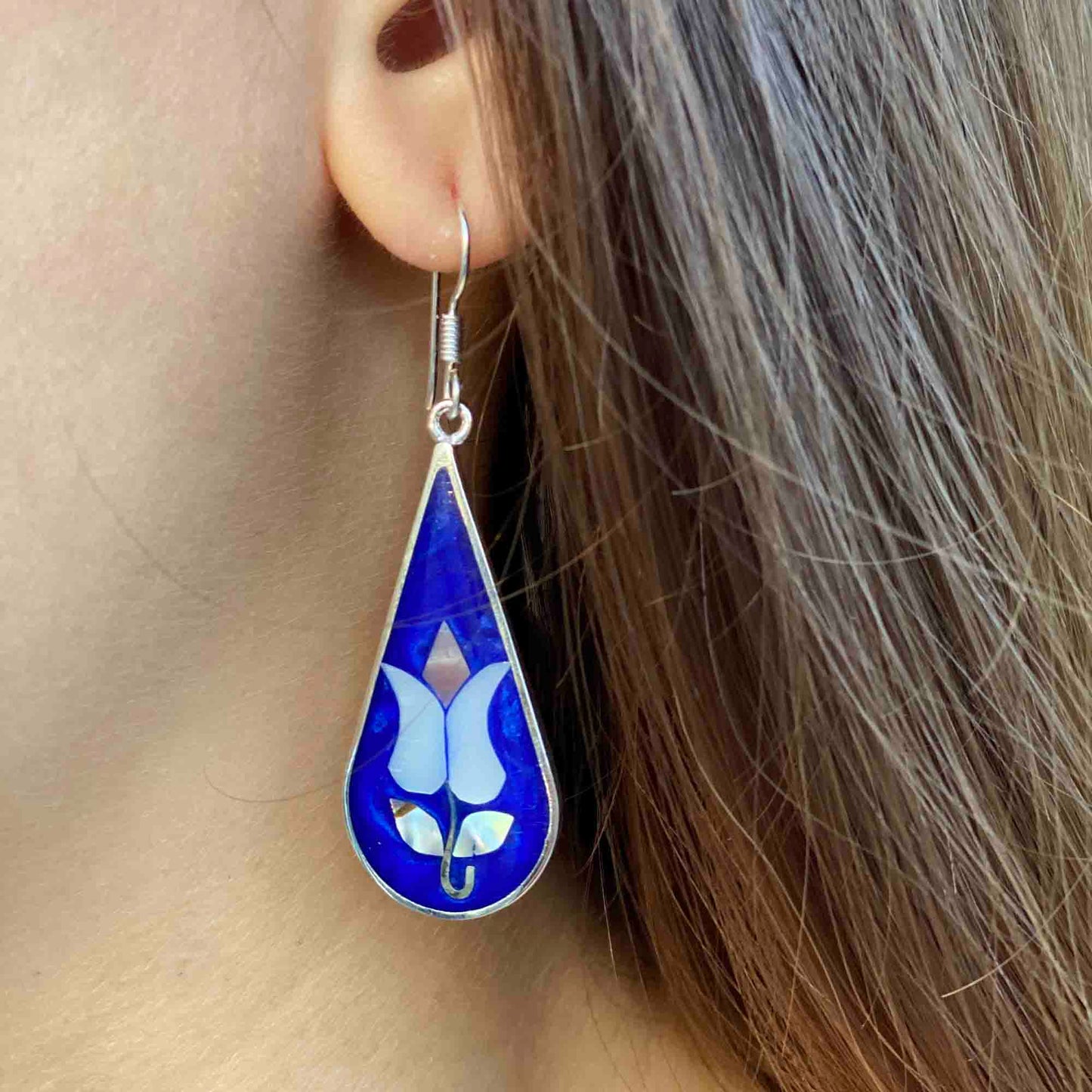 Tulip Abalone Teardrop Earrings    Home Decor Supply | Online Retail | ShoreShopper.com