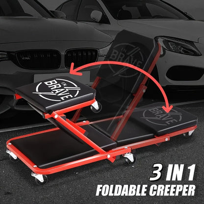 Pro-Series 3-in-1 Foldable Mechanic Creeper & Repair Platform | 550lbs Capacity    Home Decor Supply | Online Retail | ShoreShopper.com