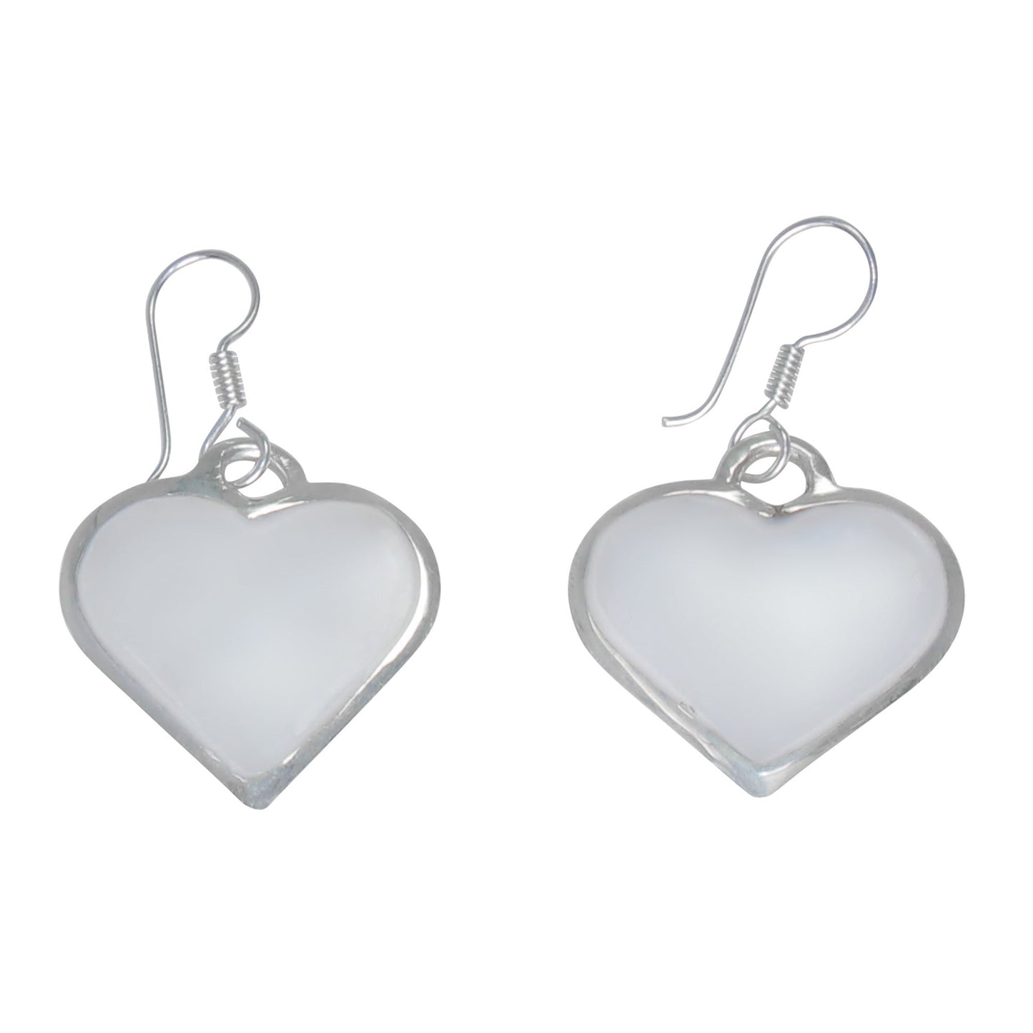 Mother of Pearl Heart Dangle Earrings    Home Decor Supply | Online Retail | ShoreShopper.com