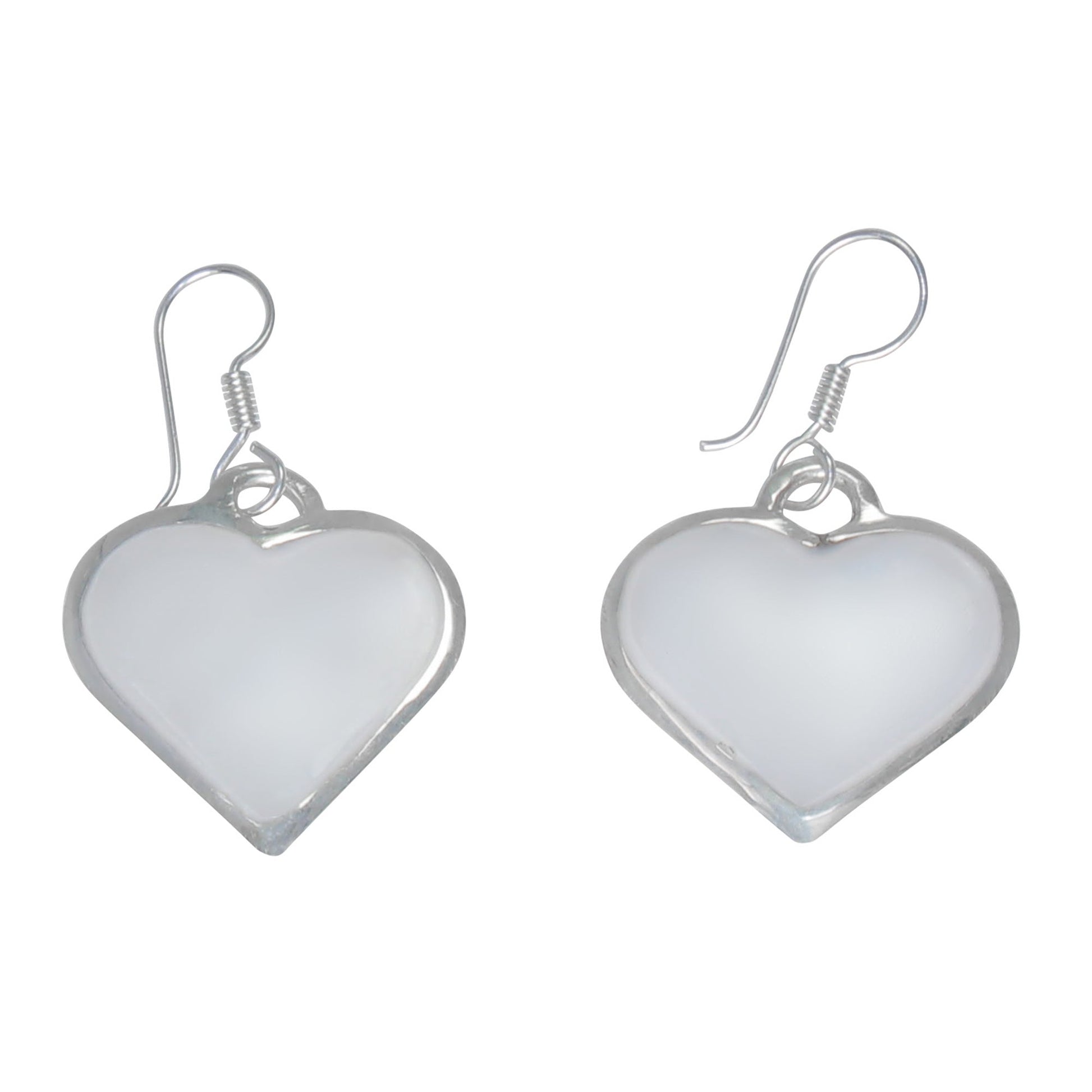 Mother of Pearl Heart Dangle Earrings    Home Decor Supply | Online Retail | ShoreShopper.com
